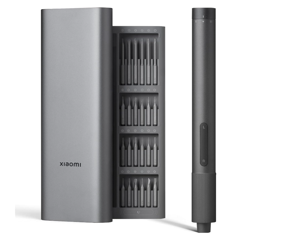 Xiaomi Electric Precision Screwdriver, All-metal Gearbox, Powerful Magnetic Motor, Rechargeable Lithium Battery, S2 Steel Screwdriving Bits, Type-C Charging, Aluminium Alloy Case (Power Screwdriver)