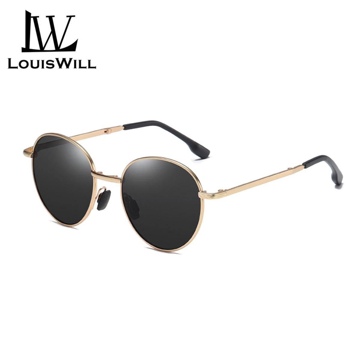 LouisWill Foldable Sunglasses Men Women Polarized Glasses