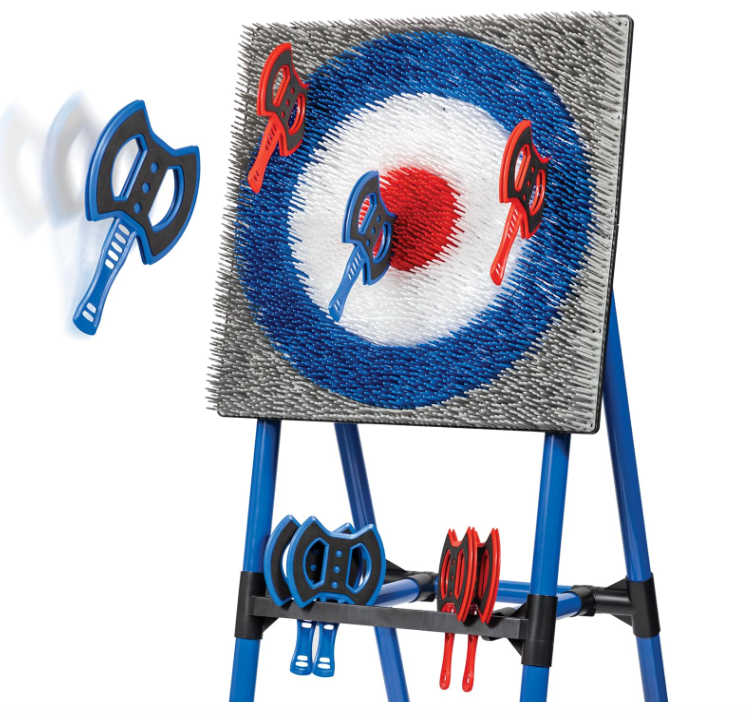 EastPoint Original Axe Throwing Game Set – Steel Frame Target for Indoor and Outdoor Use